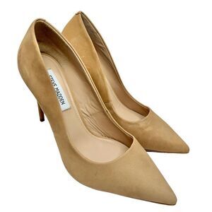 Steve Madden Shoes Womens Size 8 Tan Pointed Toe Pumps Smooth‎ Suede Upper